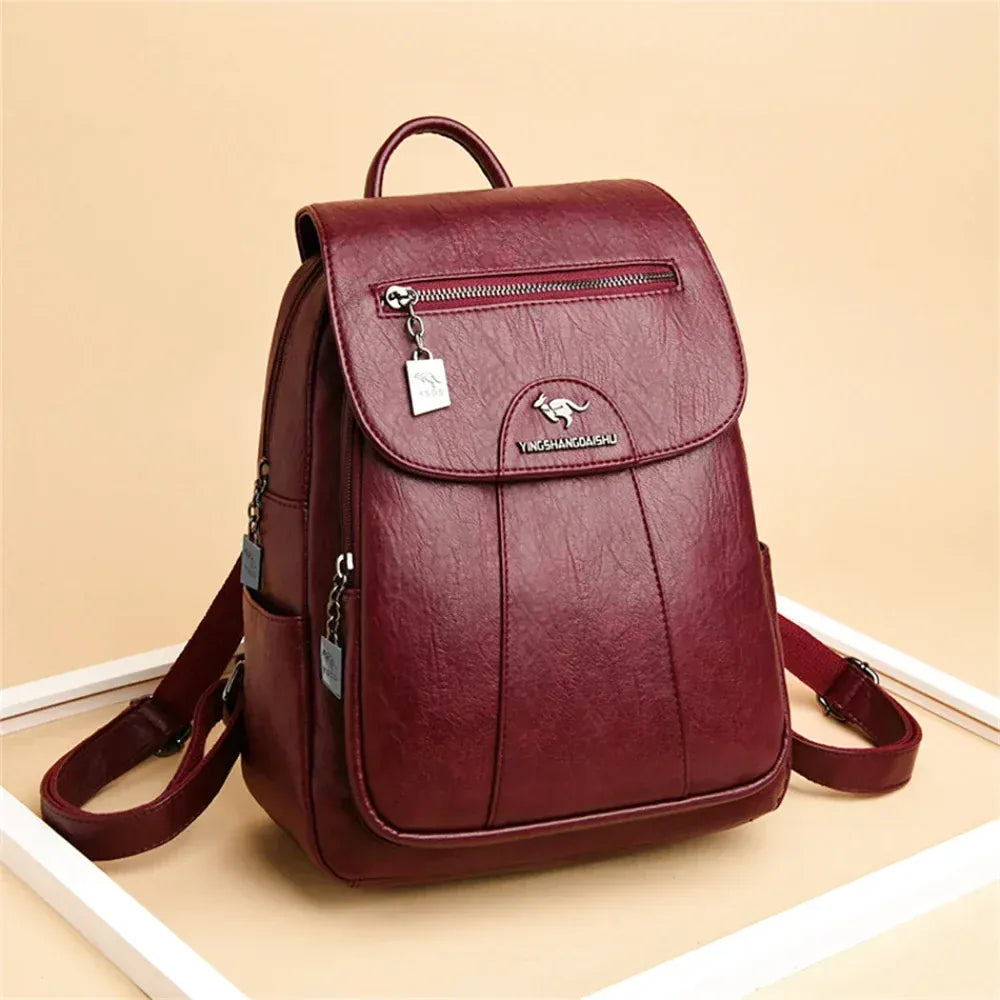 Sac à dos en cuir – Menta