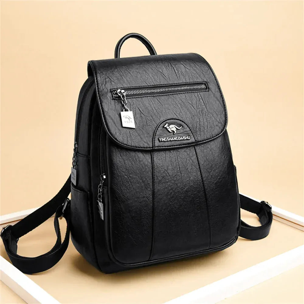 Sac à dos en cuir – Menta