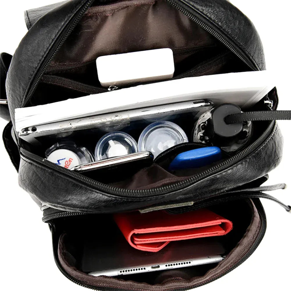 Sac à dos en cuir – Menta