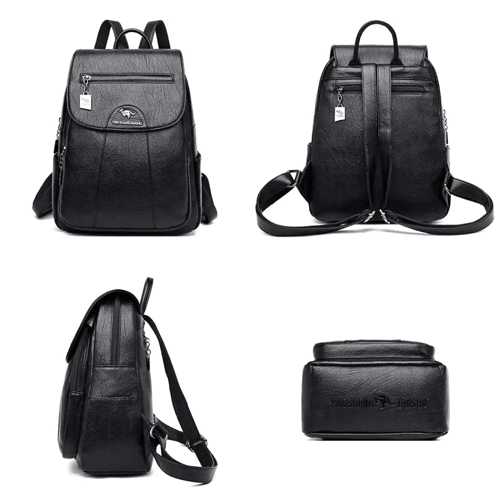 Sac à dos en cuir – Menta