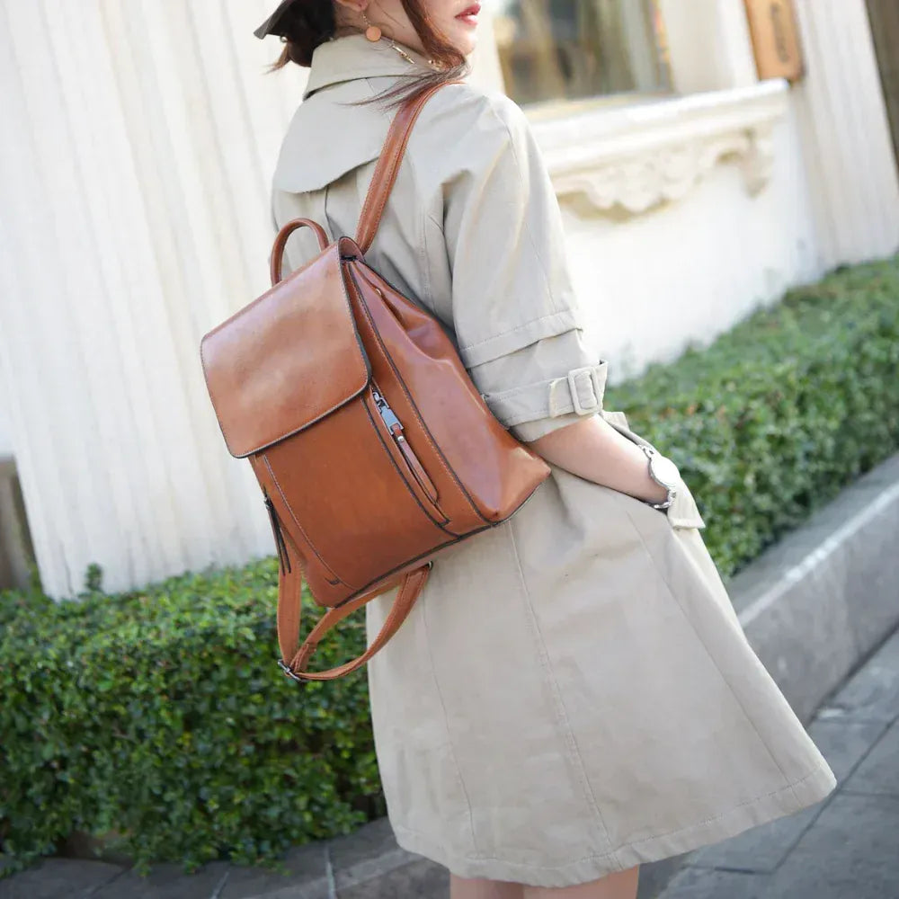 Sac à dos en cuir – Qedo